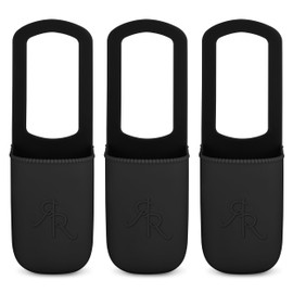 Ryan & Rose Cutie Holder Universal Stroller Cup Holder (Black (3 Pack))