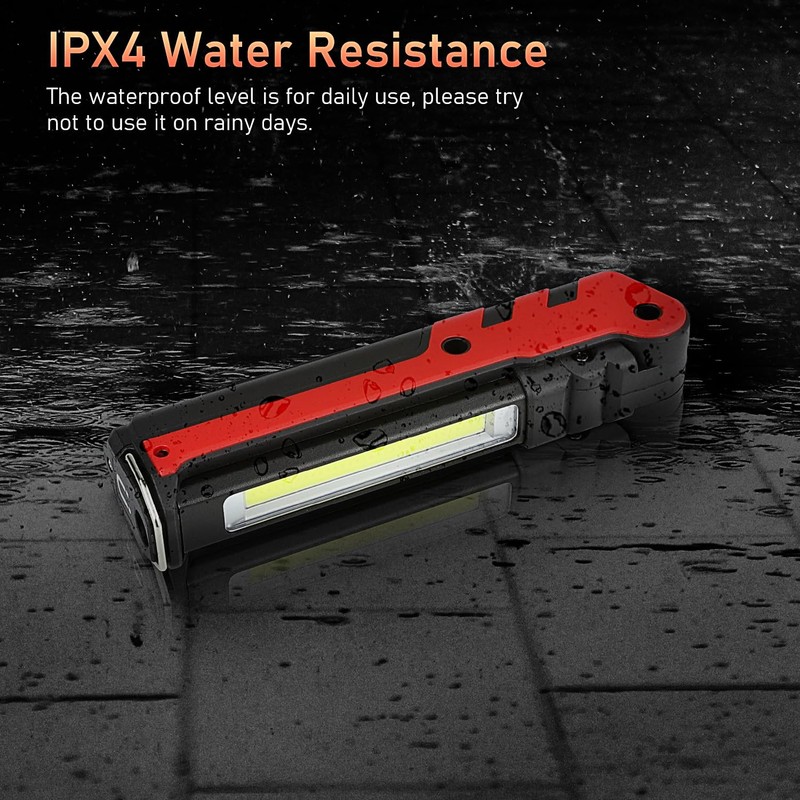 WINDFIRE LED Work Light, Rechargeable Magnetic Work Light Handheld Flashlight,
