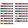 Mitsubishi Pencil Posca PC3M.54 Water-Based Pens, Fine Point, Round Tip,