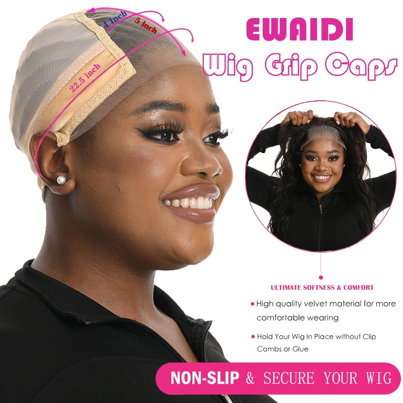 EWAIDI Gorro De Encaje Transparente Para Peluca De Mujer, 4