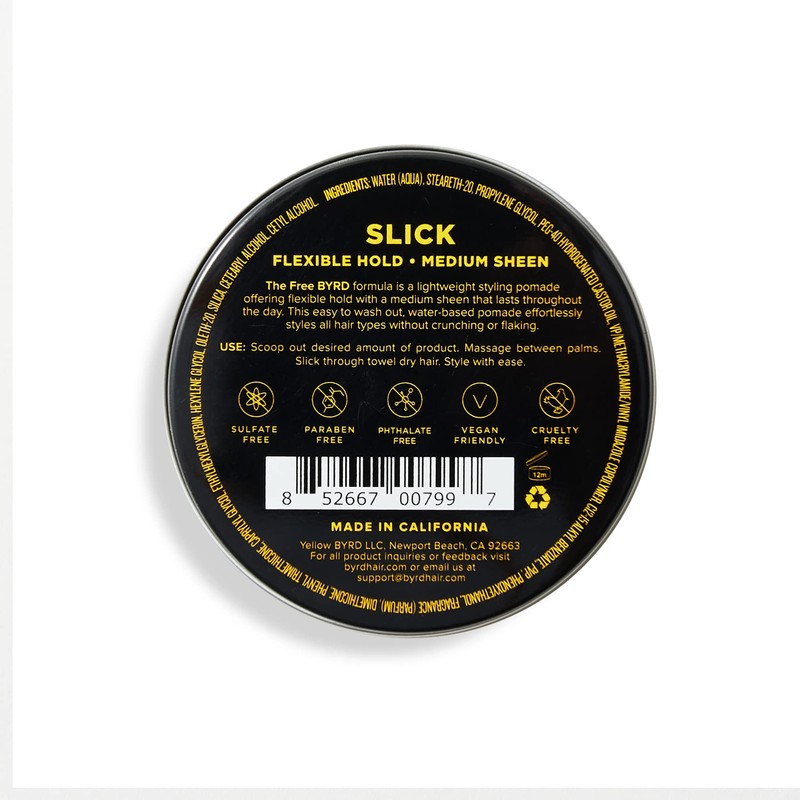 BYRD Hairdo Products Slick Pomade 2-Pack - Flexible Hold, Medium