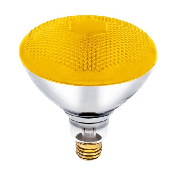 Westinghouse 0440900, 100 Watt, 120v Yellow Incandescent BR38 Light Bulb - 2000Hr, 12-Pack