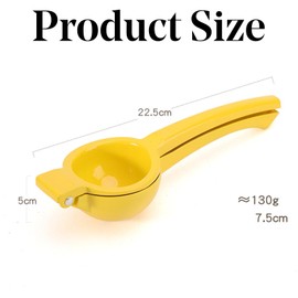 Metal Lemon Squeezer - Durable Citrus Juicer - Manual Press for Extracting the Most Juice Possible