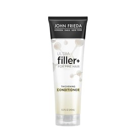 John Frieda ULTRAfiller+ Acondicionador espesante para cabello fino, acondicionador voluminizador, biotina y ácido hialurónico para cabello adelgazant