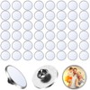 Jexine 50 Pcs Sublimation Blank Pins DIY Button Badge Kit