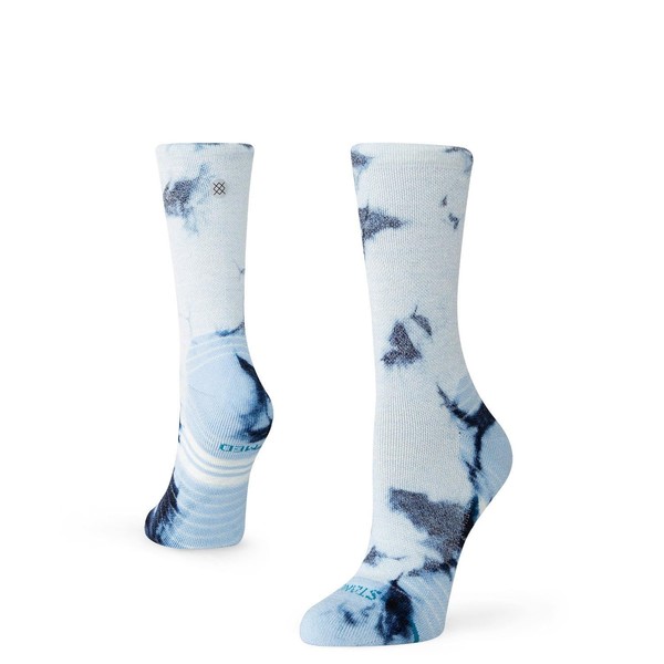 Stance Womens Dye Wool Mid Crew Ice Blue Medium