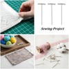 500 Pcs T Pins, 1.5 Inch Wig Pins for Mannequin