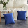 GIGIZAZA Decorative Throw Pillow Covers 26x26,Set of 2 Royal Blue