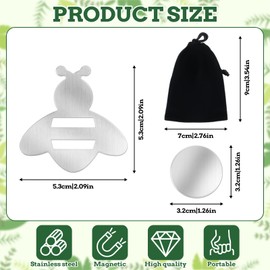 Pack of 8 Tablecloth Weights for Outdoors, Stainless Steel Tablecloth Weights Magnet, Tablecloth Weights Outdoor Extra Heavy, Tablecloth Clip Stainless Steel, Tablecloth Weight Weights for Outdoor Use