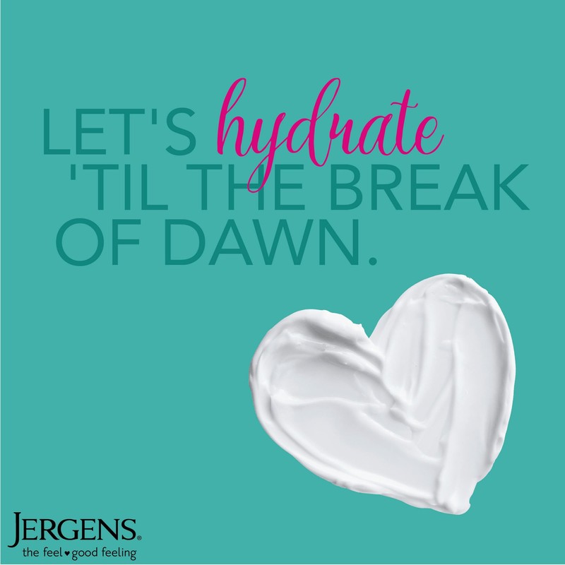 Jergens Daily Moisture Dry Skin Moisturizer, Hand and Body Lotion,