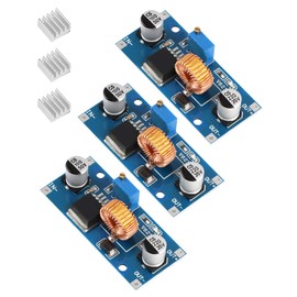 3pcs XL4015 Voltage Converter 5A 1.25-36V, DC-DC Converter High Efficiency and Stability, Power Module Used for Debugging Multiple System Operating Voltage Ranges
