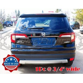 Trims Express fit:2016-2022 Honda Pilot Rear Door License Bar Trim Sticker Cover Accent  3/4"