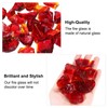 sourcing map Fire Glass for Fire Pit,2-3cm(1/9") High Luster Reflective