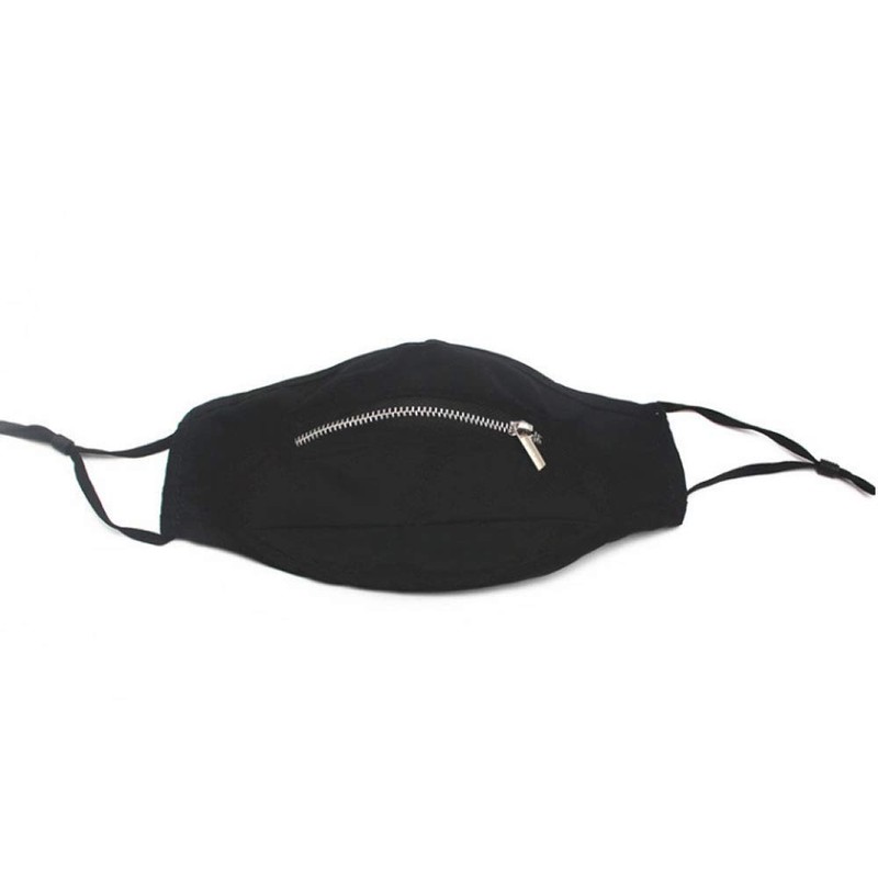 Cleanbreath Reusable Triple Layers Cloth Face Mask with Zipper for