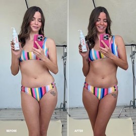 Sun Self Tanning Lotion in Medium 8 fl oz / 236 ml - Self Tanner - Natural Sunless Tanning Lotion, Body and Face for Bronzing and Golden Tan - Sunless Bronzer (Packaging May Very)