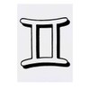 Large 'Gemini Symbol' Temporary Tattoos (TO00027273)