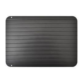Alice in the Land of Miscellaneous Goods, Defrost Plate, Rapid Thawing Plate, Thin, Convenient Goods, Kitchen, Defrost Dish, Time Saving, Home and Commercial Use, Place (Black, M)