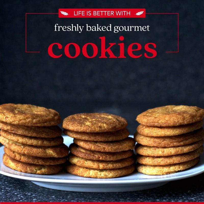 David's Cookies Gluten-Free Snickerdoodle Cookies 9-pack - Gourmet Cookies with