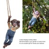HEITIGN Swinging Monkey Figurine, Tree Hanging Cute Monkey Statues for