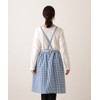 Afternoon Tea Living Apron, HP66, Yarn-Dyed Checkered One-Piece Apron, blue