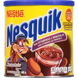 Nesquik Powder Drink Mix, Chocolate, 14.1 Ounce