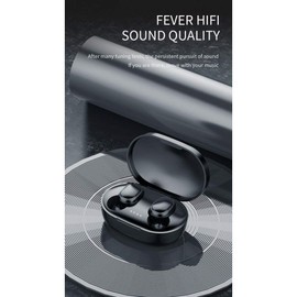 A6S pro TWS Earphone bt 5.3 Sports Waterproof True Stereo in Ear Headset Headphones (Black)