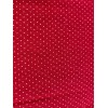 Unbranded Red Polka Dot Cotton Fabric 1/2 Yards 44" Wide