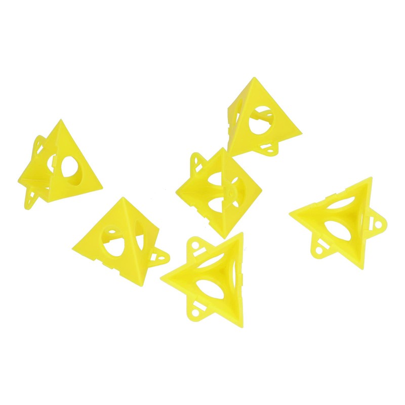 Painters Pyramid Paint Tripod, Pack of 20, Yellow Cone Canvas