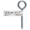 Hampton 1/4 in. x 3 in. L Zinc-Plated Steel Lag
