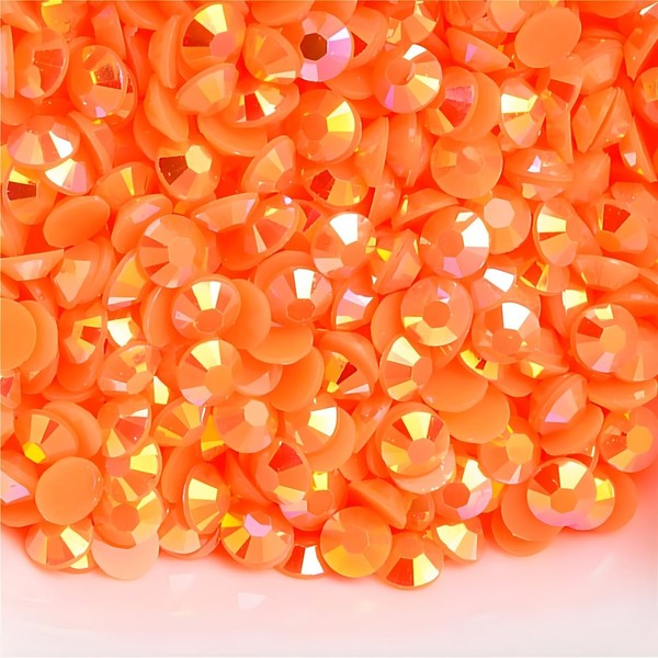Flatback Rhinestones Round Gems for Nails Art and Crafts 1250Pcs