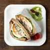 Strix Design DR-580 Paper Plates, Square Plates, 30 Pieces, White,