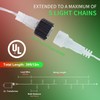 oopswow Red and Green String Lights, 33ft 100 LED Christmas