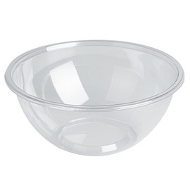 Restaurantware 7.4 Ounce Food Containers 200 Disposable Salad Bowls - Lids Sold Separately Heavy-Duty Clear Plastic To Go Bowls For Take Outs Catering Or Buffets Serve Desserts Or Appetizers
