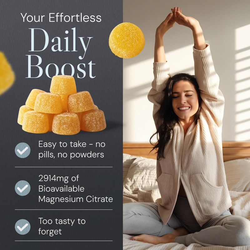 Known Delicious High-Strength Magnesium Gummies - 300mg Elemental Magnesium -