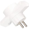 KOTARBAU® Multi Socket White Triple Sockets Earth Two Flat and