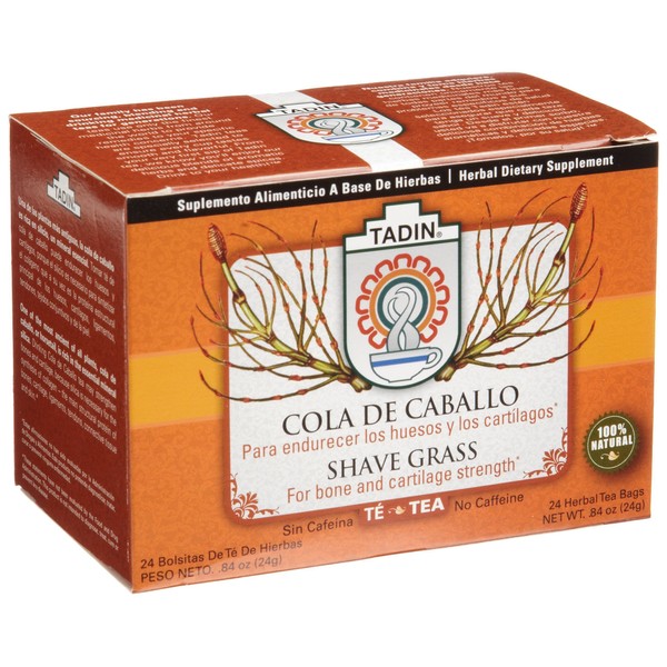 Tadin Tea, Cola De Caballo (Shave Grass) Tea, 24-Count Tea Bags (Pack of 12)