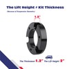 KSP Tundra Lift Kit Front 2" Aircraft Billet Strut Spacers