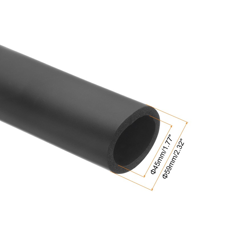 sourcing map Foam Tubing for Handle Grip Pipe Insulation, 45mm