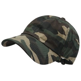 GADIEMKENSD Blank Baseball Cap Washed Cotton Hat for Men Women Unconstructed Soft Basic Hat Unisex Custom Items Plain Caps Dad Hats for Outdoor Sports Golf Running Hiking Camo Army Green