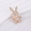 Cute Animal Rabbit Brooch Pin for Women Girls gold plated
