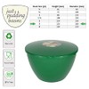 Christmas pudding bowls with lids Christmas Green basin and lid