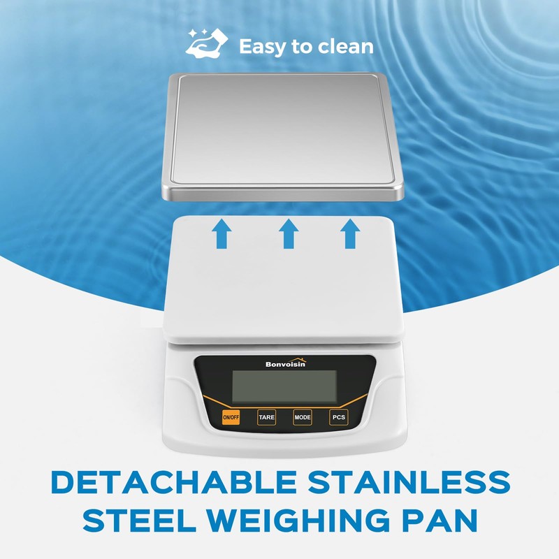 Bonvoisin Digital Scale 0.1 Gram Accuracy Precision Lab Scale 6000g