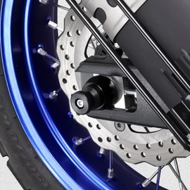 Mantt Front Rear Axle Sliders Fit for Tenere 700 2024 2023 2022 2021 Rear Frame Sliders Crash Pads Protectors with Swing Arm Spools Front Fork Rear Axle Sliders