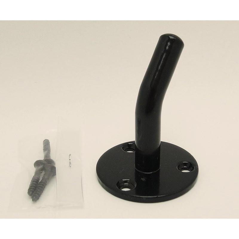 和気産業(Waki Sangyo) 和気作業 カラー丸型フック 掛ける 収納 インテリア 黒 BK-367