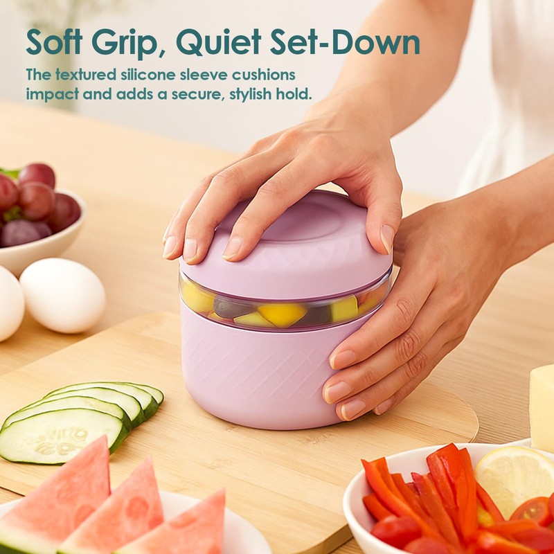 24 oz Glass Lunch Bowl Container with Lid | Leak