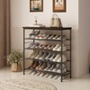 SUOERNUO Shoe Rack Organizer 5 Tier for Closet Entryway Free