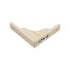UTALIND 2 Pcs DIY Wooden Shelf Brackets, 5.83" x 5.83"
