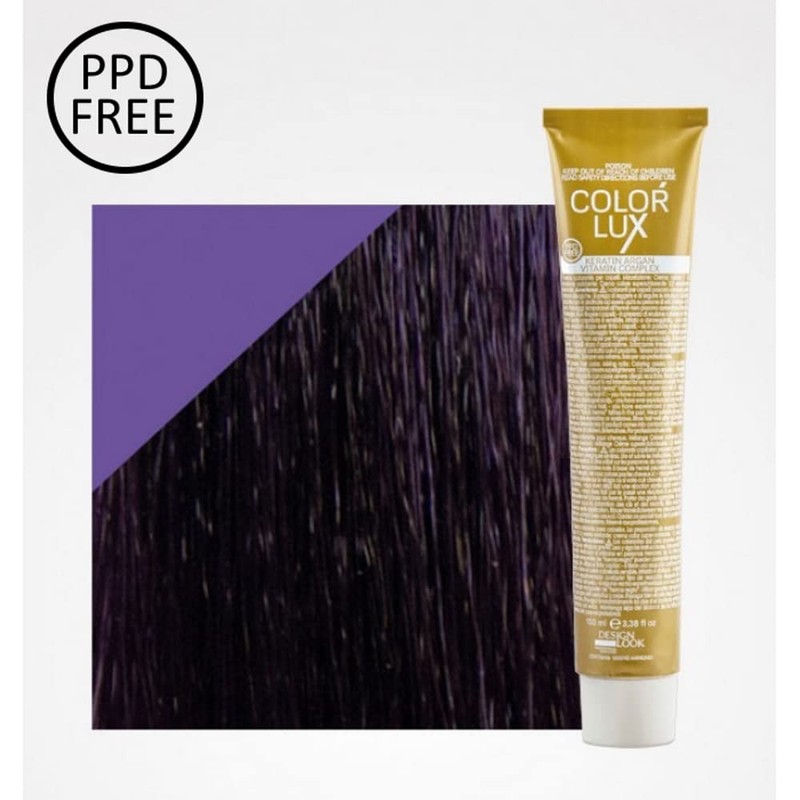 Design Look Lux Concealer Permanent-Creme für Farbstoffe, Violett, 100 ml