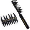 Bablo Pomade Mesh Comb (Black) & Gel Curly Comb Set