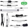 AIBOO LED Under Counter Light Rigid Bar Kit, Plug in